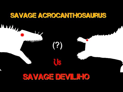 savage deviljho vs savage acrocanthosaurus