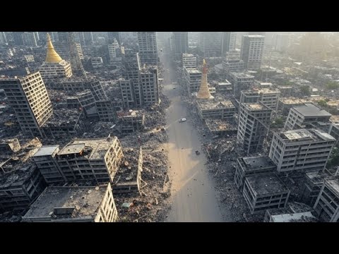 Myanmar earthquake aftermath in chaos! Mandalay city in ruins after devastating quake