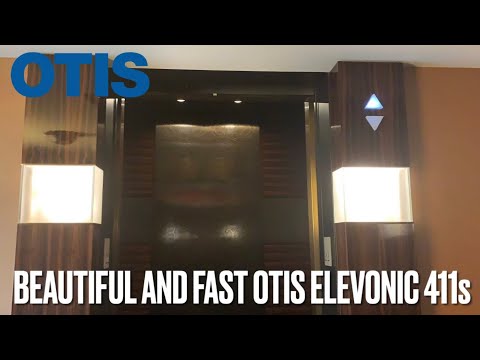 BEAUTIFUL & FAST Otis Elevonic 411 Traction elevators @ Waldorf Astoria (Hotel) - Las Vegas, NV
