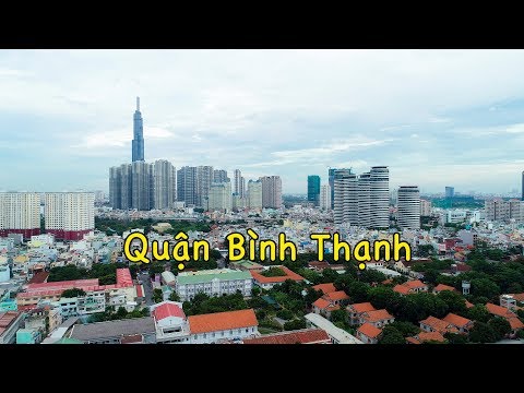 Toàn cảnh quận Bình Thạnh - TP. Hồ Chí Minh nhìn từ flycam [ 4k ]