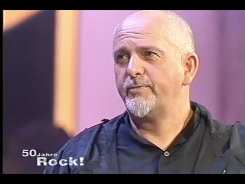 Absolut Kult! - Peter Gabriel in "50 Jahre Rock" im April 2004