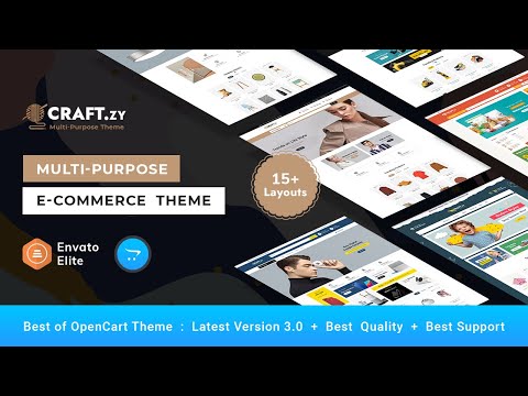 Craftzy - Multipurpose OpenCart Responsive Theme - by TemplateTrip