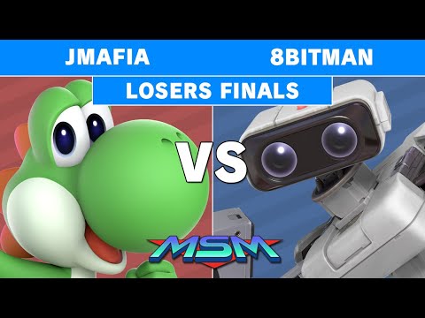 MSM Online 18 - Jmafia (Yoshi) Vs 8bitman (ROB) Losers Finals - SSBU