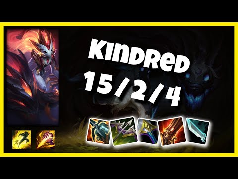 Kindred vs Olaf KRAKEN SLAYER NA Challenger JUNGLE (15/2/4) - v10.24