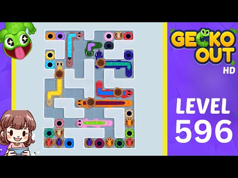 Gecko Out Level 596 Solution Walkthrough