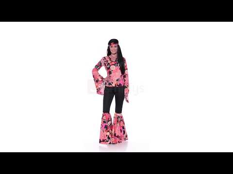 Dámský retro kostým hippiesačka - PARTYZON.cz