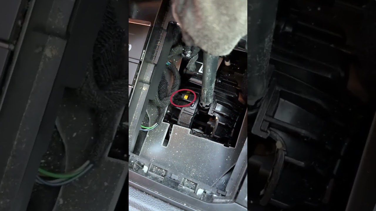 One of the solutions to the inability to shift gears in an automatic transmission car#car#driving