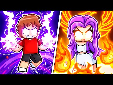 Roblox but MY GIRLFRIEND has ELEMENTAL POWERS...