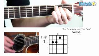 How to Play "God Put a Smile Upon Your Face" by Coldplay on Guitar