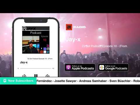 Techno DJ Mix Set by Jay-x - Dj Set Podcast Episode 10 - (From Yatagan Records - Italy)
