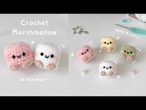 Kẹo dẻo marshmallow móc khoá