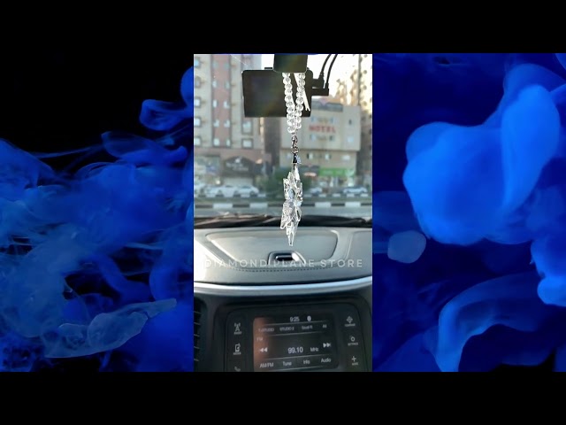 تعليقة كريستال للسيارة والمنزل شفاف