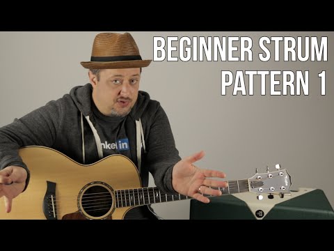 Beginner Strumming Patterns For Acoustic Guitar Pattern 1 - Beginner Guitar Lessons