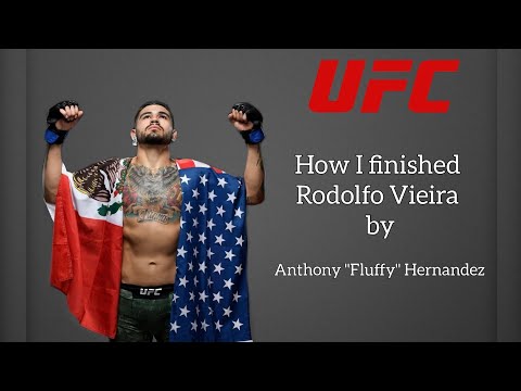 UFC Anthony "Fluffy" Hernandez  - Guillotine finish on Rodolfo Vieira