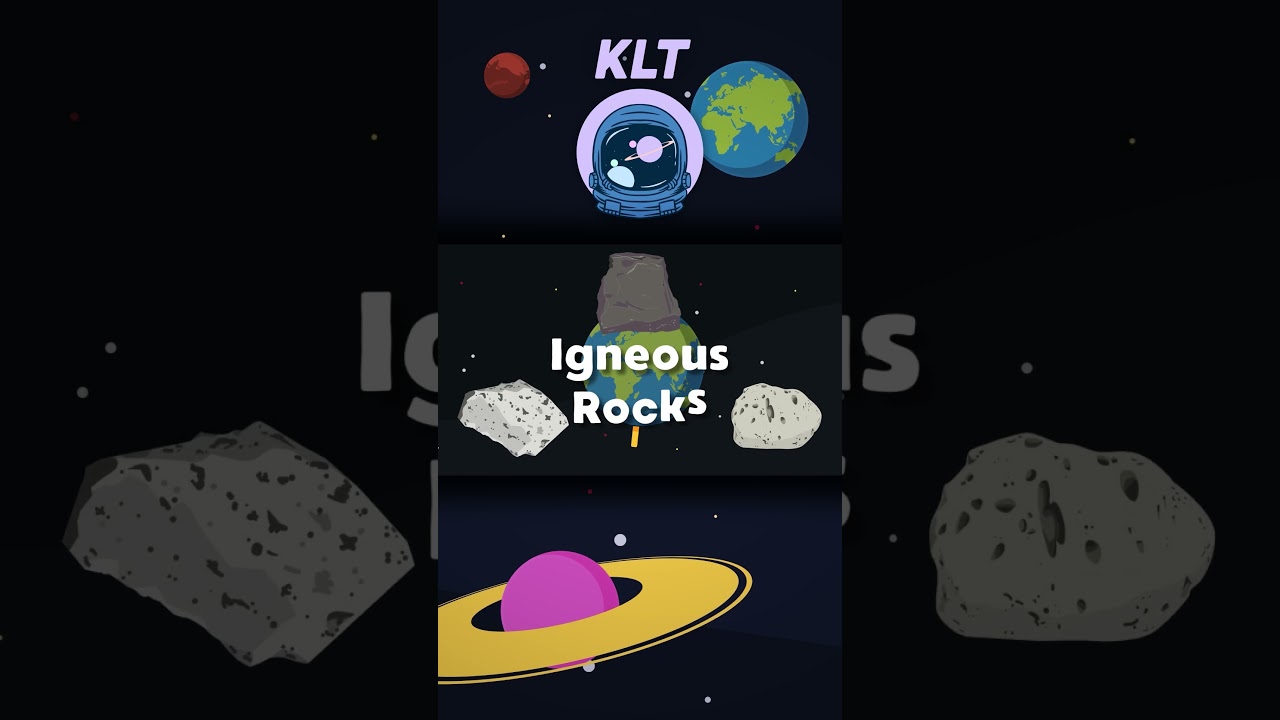 Igneous Rocks Make Up Some Of The Earth's crust! | KLT #shorts
