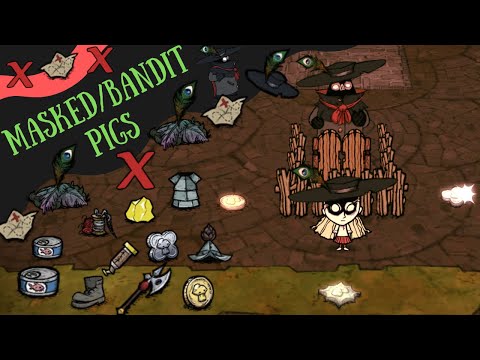 Don't Starve Hamlet Guide: Masked Pigs, Secret Bandit Camps & Swashy Hats (Bandit Pigs)