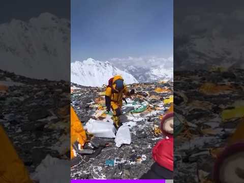 Mt. Everest is now covered in trash