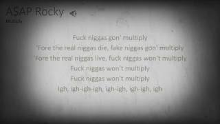 A $ AP ROCKY-Multiply (lyrics)