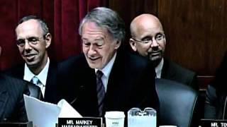 Edward Markey sings on House Health Subcommittee
