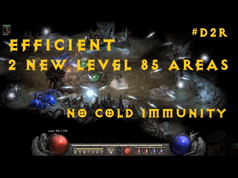 Top 2 New Level 85 Areas - Best high level items & runes farming areas - Diablo 2 Resrrected (D2R)