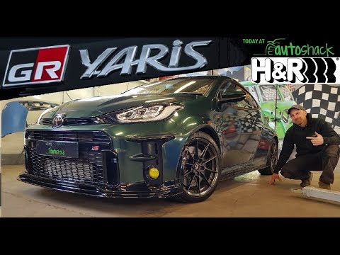 TOYOTA YARIS GR-FOUR! Lowering it on H&R Springs!