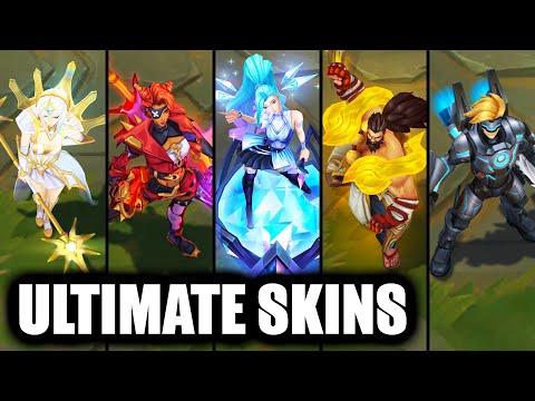 All Ultimate Skins Spotlight Seraphine Lux Sona Samira Miss Fortune Udyr Ezreal (League of Legends)