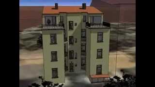 preview picture of video 'Saniertes Wohnhaus in Stendal - 8 Wohnungen - ein SketchUp Immobilien Video Rundgang'