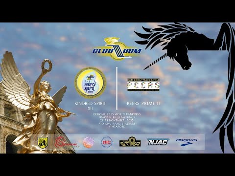 Club Zoom Kindred Spirit XII Track & Field Meeting 2025 - 22 Nov