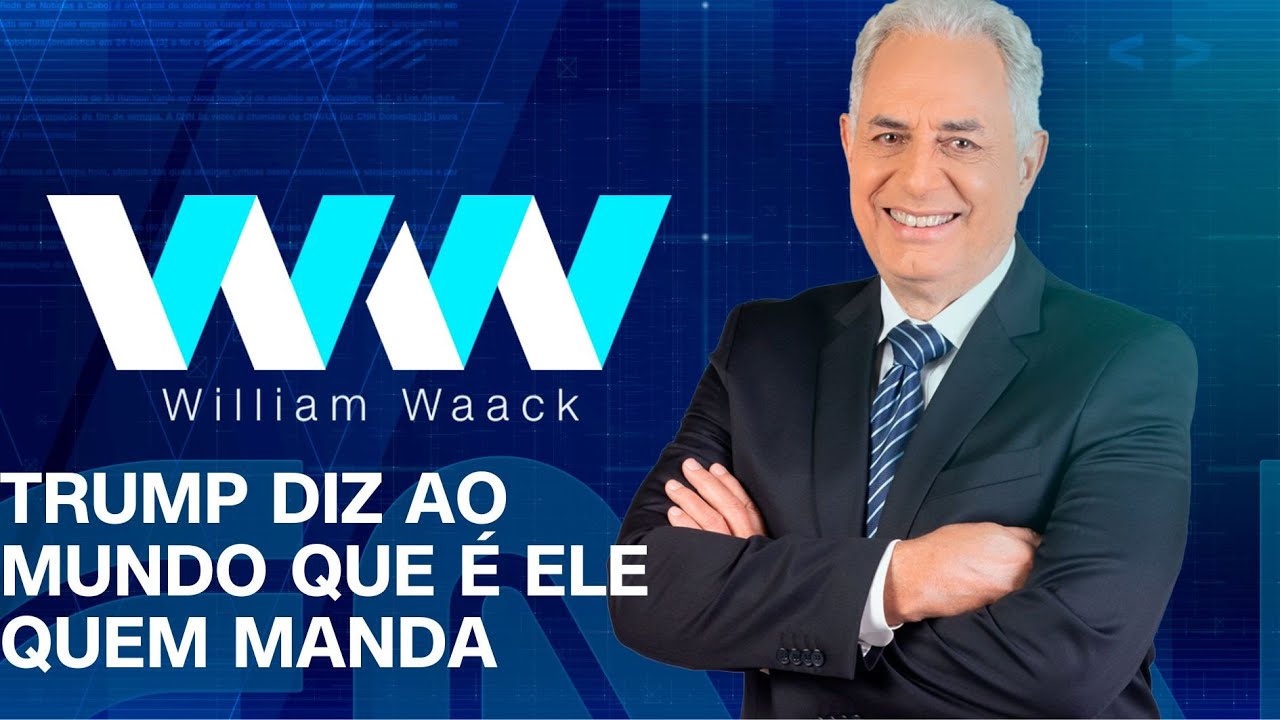 WW - TRUMP DIZ AO MUNDO QUE É ELE QUEM MANDA - 08/01/2025