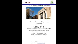 Alimentación sostenible y cambio climático