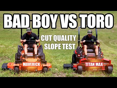 Bad Boy vs Toro: Quality Cut Test. Slope Test. NO MERCY. 💥