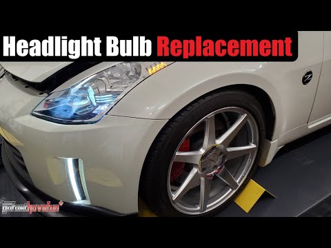 Nissan 350Z Headlight bulb replacement factory HID (2006-2009) | AnthonyJ350