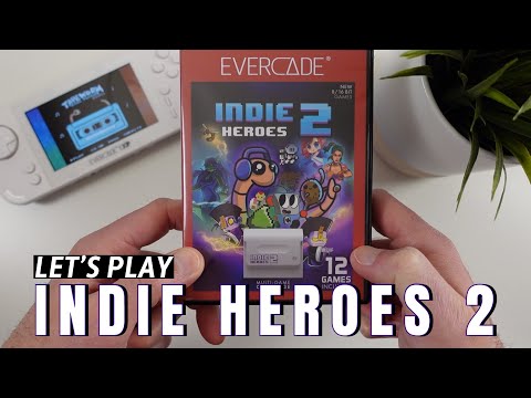 🕹Indie Heroes 2 for Evercade | Cart #28 | Gameplay for all 12 games!