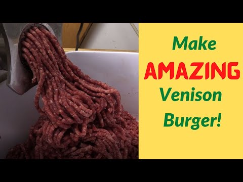 Make Amazing Venison Burger!