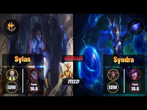 Bolulu SYLAS (Mid) [Conqueror] VS SYNDRA - Grandmaster EUW Patch 10.8