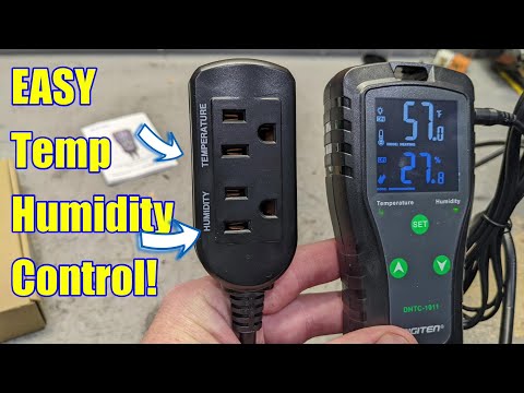 How to control Temperature and humidity with a - Digital Humidity & Temperature Controller 1011