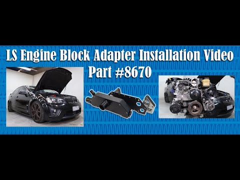 LS Engine Block Adapter Installation with EWP150