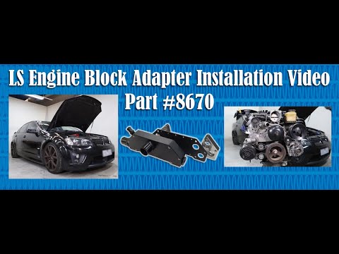 LS Engine Block Adapter Installation with an Electric Water Pump (EWP150)