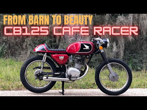 Vintage CB125 Cafe Racer: From Barn to Beauty