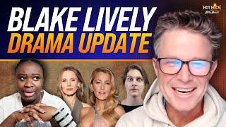 Blake Lively Kristen Bell Comment Drama and Claire Ayoub Zoom Call with ‪@elsrich‬