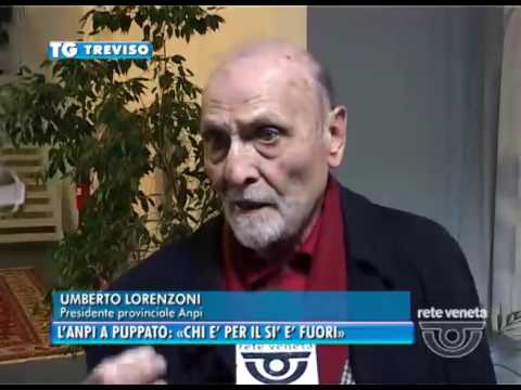 TG TREVISO (10/11/2016) - L’ANPI A PUPPATO: «CHI E’ PER IL SI’ E’ FUORI DALL’ASSOCIAZIONE»