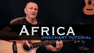 Africa Toto acoustic guitar lesson tutorial [free tab]