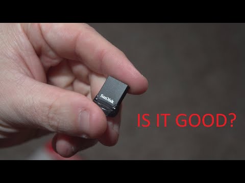 SanDisk Flash Drive 64GB Ultra Fit USB 3.2 Gen 1 Pen Drive 2 Pack Compatible with Laptops and Computers SDCZ430-064G-G46 - Bundle with (2) Everything But Stromboli Lanyards video review thumbnail