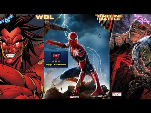 SPIDERMAN FINAL REVIEW -WBL KNULL STAGE 45 - MEPHISTO STAGE 35 - TIMELINE CTPD | Marvel Future Fight