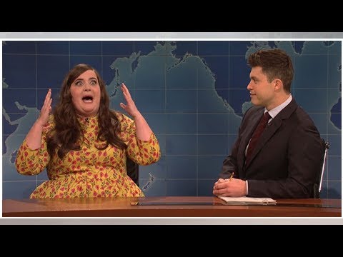 Aidy Bryant had a real message for all men on 'Saturday Night Live' Weekend Update