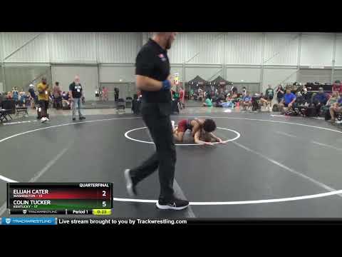 126 Lbs Quarters & 1st Wb (16 Team) - Elijah Cater, Washington Vs Colin Tucker, Kentucky A99d