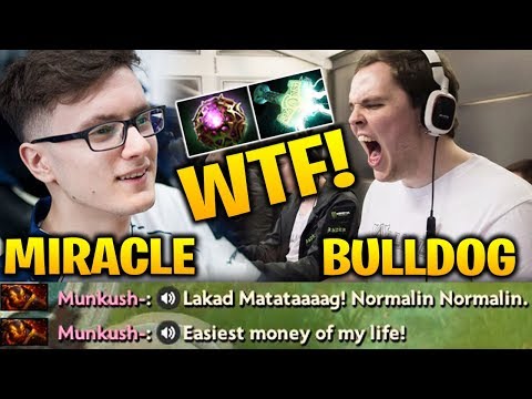 MIRACLE vs ADMIRALBULLDOG - WTF! M-GOD Ruined My Lucky Day Dota 2 7.17