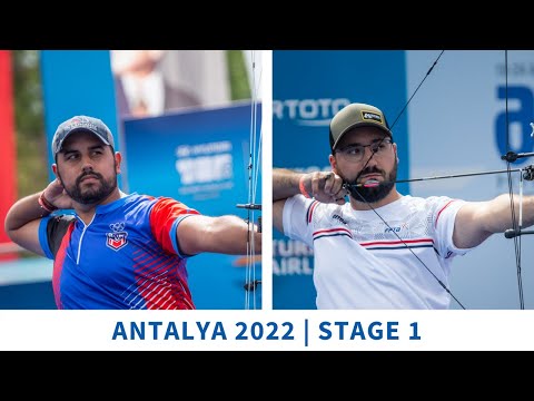 Jean Pizarro v Adrien Gontier – compound men semifinal | Antalya 2022 World Cup S1