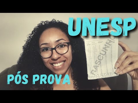 CONCURSO UNESP REGISTRO | PÓS PROVA