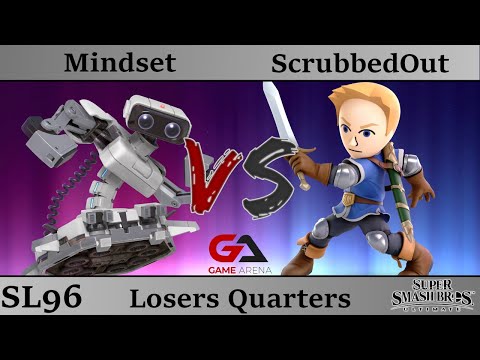 SmashLAN'd 96 - Losers Quarters: AF | GA | Mindset (ROB) vs ScrubbedOut (Mii Sword Fighter)